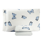 Jogo De Lençol Casal Essencialle 150 Fios 4 Peças - Borboleta