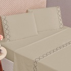 Jogo De Lençol Casal Isa Micropercal 300 Fios 4pç 100% Poliés