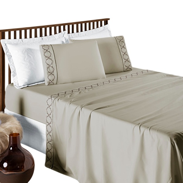 Jogo De Lençol Casal Isa Micropercal 300 Fios 4pç 100% Poliés