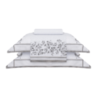 Jogo De Lençol Casal King Buddemeyer Percalle Magnólia King