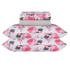 Jogo De Lençol Casal Microfibra Toque De Algodão 4 Peças 150