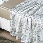 Jogo De Lençol Casal Padrão Alya Cetim Estampado 4 Peças - Ma