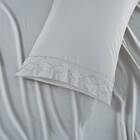 Jogo De Lençol Casal Padrão Bordado 300 Fios Romance 4 Peças