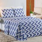 Jogo De Lençol Casal Padrão Bouti Estampado 4 Peças - Orion