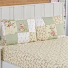 Jogo De Lençol Casal Padrão Columbia 3 Peças - Verde