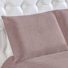 Jogo De Lençol Casal Padrão Fascinio 3 Peças - Rosê - 100% Po