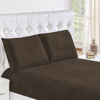 Jogo De Lençol Casal Padrão Fascinio 3 Peças - Tabaco - 100%