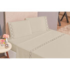 Jogo De Lençol Casal Padrão Infinity Micropercal 300 Fios Toq