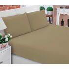 Jogo De Lençol Casal Padrão Liso Pati 03 Peças Tecido Microfi