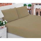 Jogo De Lençol Casal Padrão Liso Pati 03 Peças Tecido Microfi