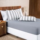 Jogo De Lençol Casal Padrão Marim Malha 100% Algodão 3 Peças