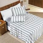 Jogo De Lençol Casal Padrão Marim Malha 100% Algodão Estampad