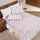 Jogo De Lençol Casal Padrão Marim Malha 100% Algodão Estampad