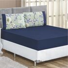 Jogo De Lençol Casal Padrão Naturallys 3 Peças - Flower Verde