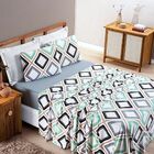 Jogo De Lençol Casal Padrão Quality Malha 100% Algodão Estamp