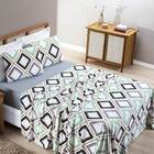 Jogo De Lençol Casal Padrão Quality Malha 100% Algodão Estamp