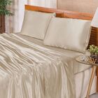 Jogo De Lençol Casal Padrão Romantic Cetim Charmousse 4 Peças