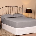 Jogo De Lençol Casal Padrão Slim 200 Fios 3 Peças - Cinza