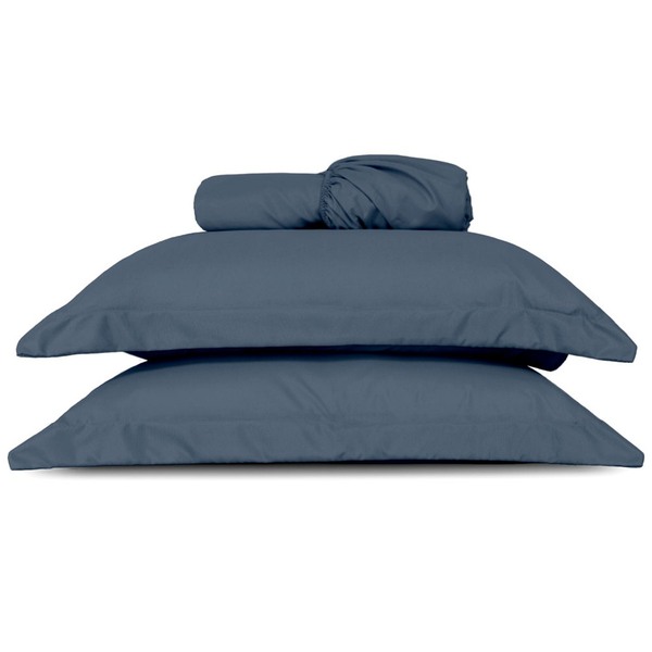 Jogo De Lençol Casal Padrão Slim Percal 200 Fios 3 Peças - Ma