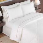 Jogo De Lençol Casal Para Hotel Teka Madri Branco 4 Peças 180
