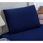 Jogo De Lençol Casal Queen Liso Pati 03 Peças Tecido Microfib