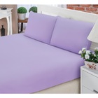 Jogo De Lençol Casal Queen Liso Pati 03 Peças Tecido Microfib