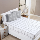 Jogo De Lençol Casal Square Pç 100% Poliéster - Cinza