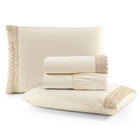 Jogo De Lençol Casal Suavitec Com Grippir 4 Peças - Palha - 1