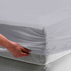 Jogo De Lençol Cinza King De Malha 3 Peças 2,03m X 1,93m X 40