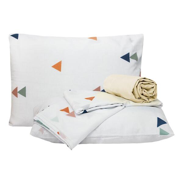 Jogo De Lençol Classic Casal Padrão 4 Peças Escandinavo