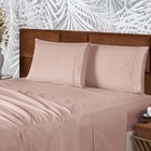 Jogo De Lençol Conforto King 3 Peças Micropercal 200 Fios C/