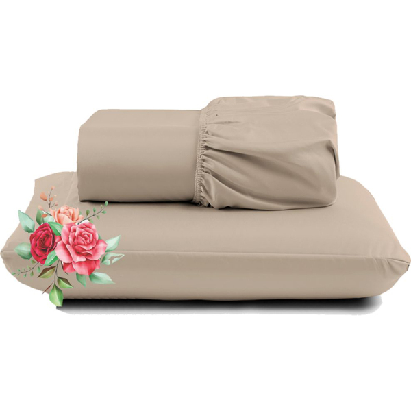 Jogo De Lençol Dia A Dia Percal Solteiro  2 Peças Barato - Av