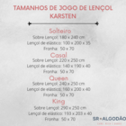 Jogo De Lençol Domos 270 Fios Marinho Karsten - Queen