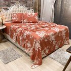 Jogo De Lençol Dubai Queen 4 Peças Estampado Micropercal 200