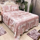 Jogo De Lençol Dubai Queen 4 Peças Estampado Micropercal 200