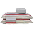 Jogo De Lençol Elástico Casal Padrão Cama Box 4 Peças Sultan