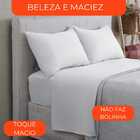 Jogo De Lençol Elástico Casal Padrão Cama Box 4 Peças Sultan