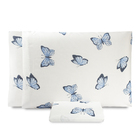 Jogo De Lençol Essencialle Queen 3 Pçs Sem Elástico  Borbolet