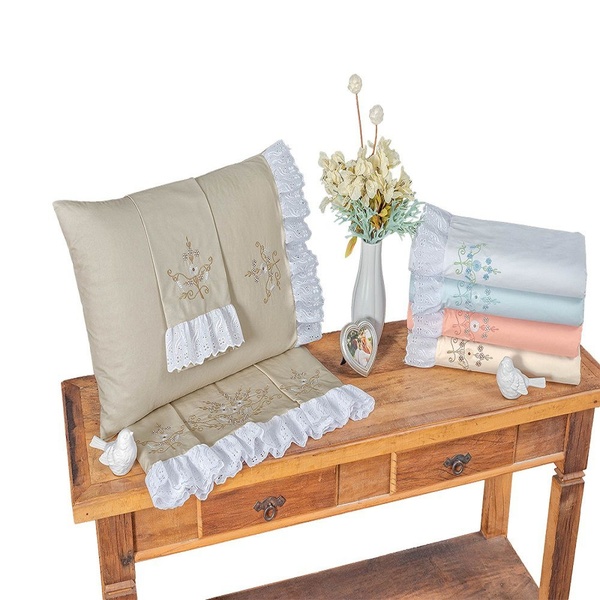 Jogo De Lençol Fernanda Percal 200 Fios King Rosê 4 Peças