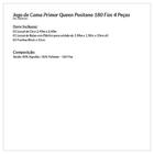 Jogo De Lençol Geométrico Queen Positano 180 Fios 4 Peças