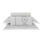 Jogo De Lençol Gregory Kacyumara Lazio 300 Fios King Estampado