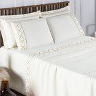 Jogo De Lençol Helena King 4 Peças Micropercal 400 Fios Ponto