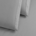 Jogo De Lençol Home Microfibra Cama Padrão 3 Peças Cinza