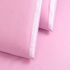 Jogo De Lençol Home Microfibra Cama Padrão 3 Peças Rosê