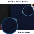 Jogo De Lençol Hotel 4pçs 400 Fios Queen Marinho Casen