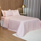 Jogo De Lençol Jazz Casal Padrão 4 Peças Micropercal 200 Fios