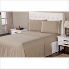 Jogo De Lençol King 400 Fios 4 Peças Ponto Palito Com Lençol