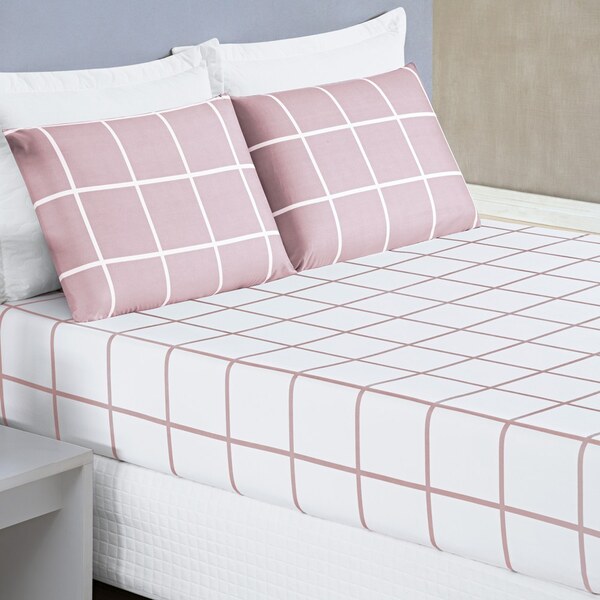 Jogo De Lençol King Austin Micropercal 200 Fios - 3 Peças - 1