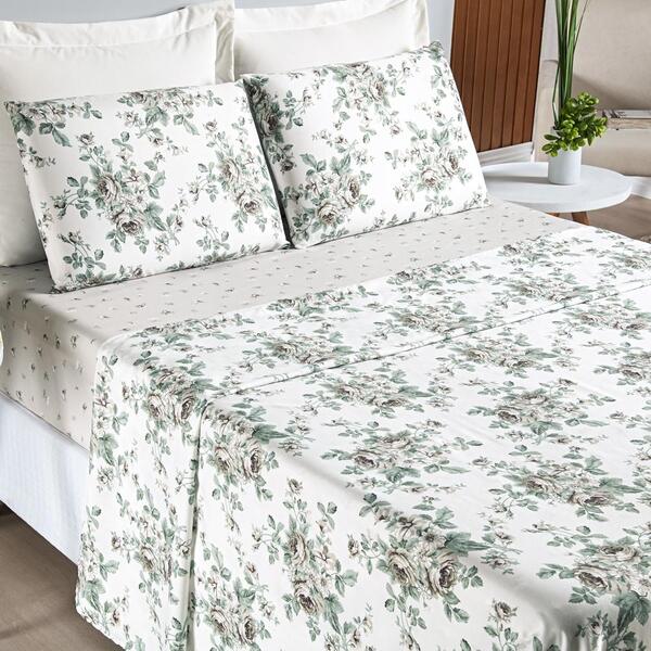 Jogo De Lençol King Bouti Estampado 4 Peças - Elie