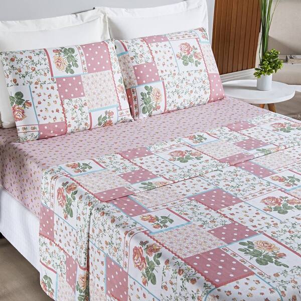 Jogo De Lençol King Bouti Estampado 4 Peças - Lidian